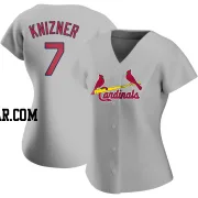 Andrew Knizner Women's St. Louis Cardinals Gray Authentic Road Jersey