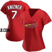 Andrew Knizner Women's St. Louis Cardinals Red Authentic Alternate Jersey