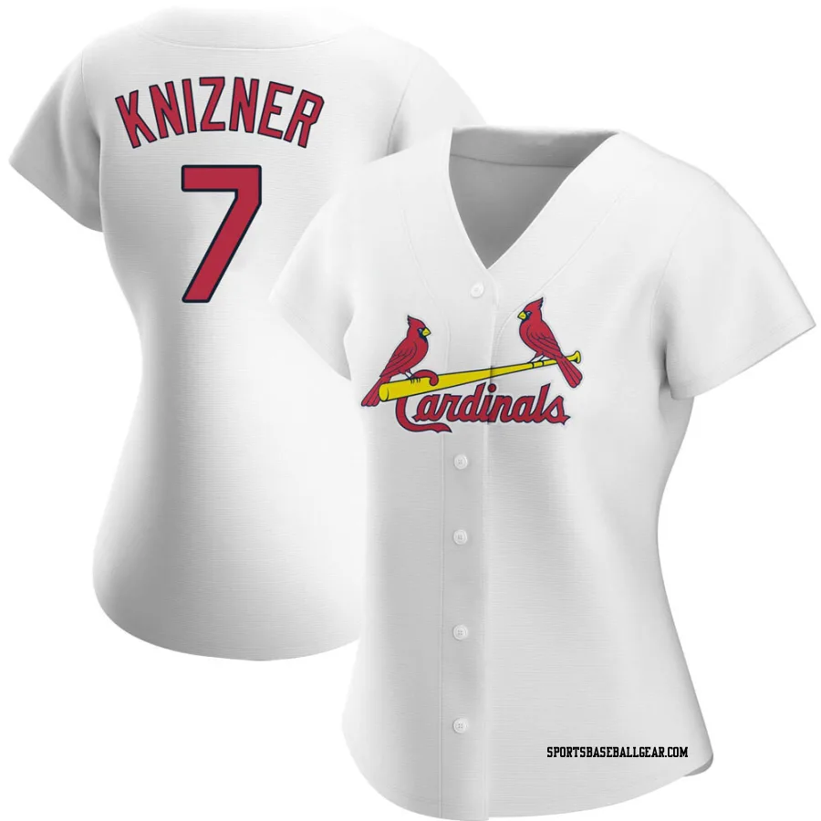 Andrew Knizner Women's St. Louis Cardinals White Authentic Home Jersey