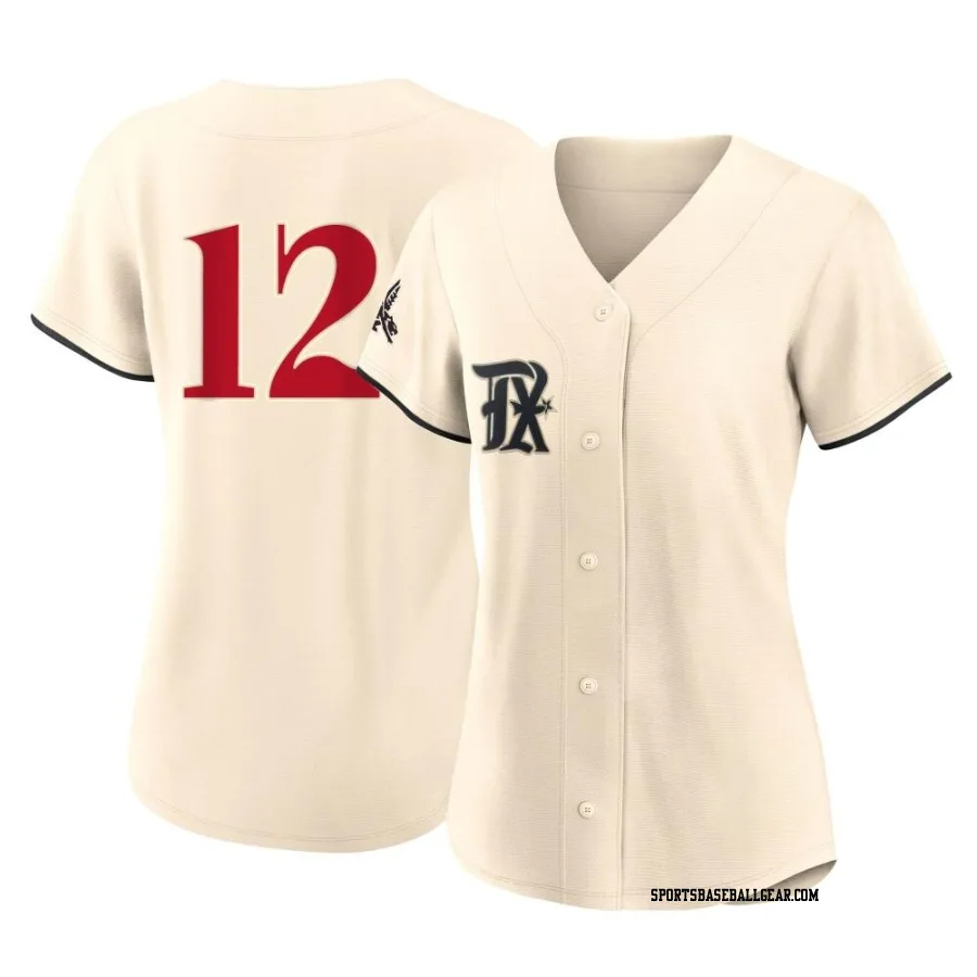 Andrew Knizner Women's Texas Rangers Cream Authentic 2023 City Connect Jersey