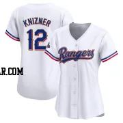 Andrew Knizner Women's Texas Rangers Gold Limited White 2024 Collection Jersey