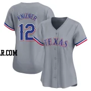 Andrew Knizner Women's Texas Rangers Gray Limited Away Jersey