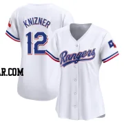 Andrew Knizner Women's Texas Rangers White Limited Home Jersey