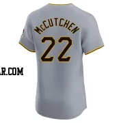 Andrew McCutchen Men's Pittsburgh Pirates Gray Elite Road Jersey