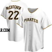 Andrew McCutchen Men's Pittsburgh Pirates White Replica Home Jersey