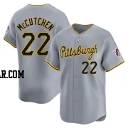 Andrew McCutchen Youth Pittsburgh Pirates Gray Limited Away Jersey