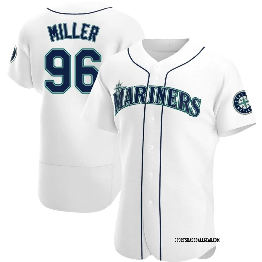 Andrew Miller Men's Seattle Mariners White Authentic Home Jersey