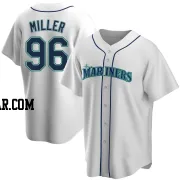 Andrew Miller Men's Seattle Mariners White Replica Home Jersey