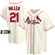 Andrew Miller Men's St. Louis Cardinals Cream Replica Alternate Jersey