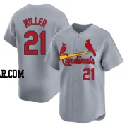 Andrew Miller Men's St. Louis Cardinals Gray Limited Away Jersey