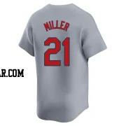 Andrew Miller Men's St. Louis Cardinals Gray Limited Away Jersey