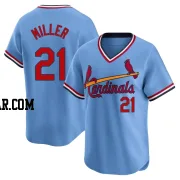 Andrew Miller Men's St. Louis Cardinals Light Blue Limited Cooperstown Collection Jersey