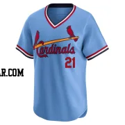 Andrew Miller Men's St. Louis Cardinals Light Blue Limited Cooperstown Collection Jersey