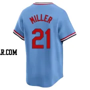 Andrew Miller Men's St. Louis Cardinals Light Blue Limited Cooperstown Collection Jersey