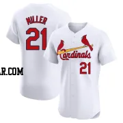 Andrew Miller Men's St. Louis Cardinals White Elite Home Jersey