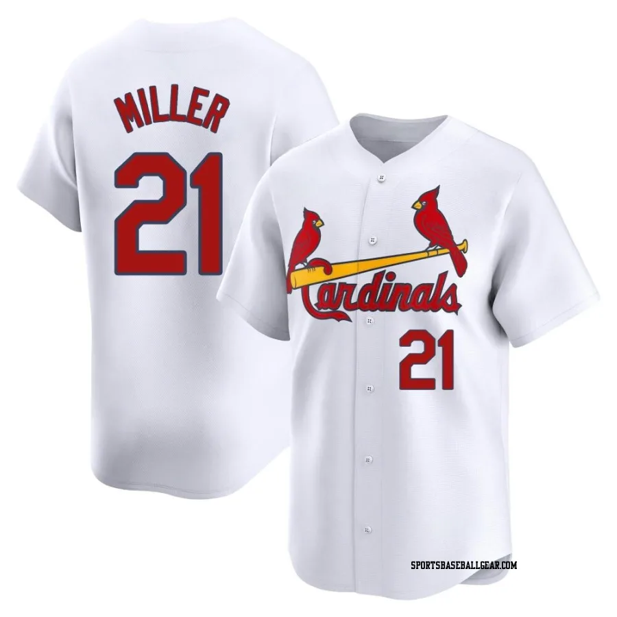 Andrew Miller Men's St. Louis Cardinals White Limited Home Jersey