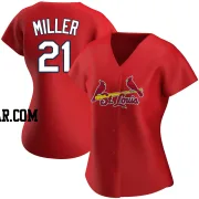 Andrew Miller Women's St. Louis Cardinals Red Replica Alternate Jersey