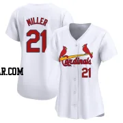 Andrew Miller Women's St. Louis Cardinals White Limited Home Jersey