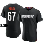 Andrew Politi Men's Baltimore Orioles Black Authentic 2023 City Connect Jersey