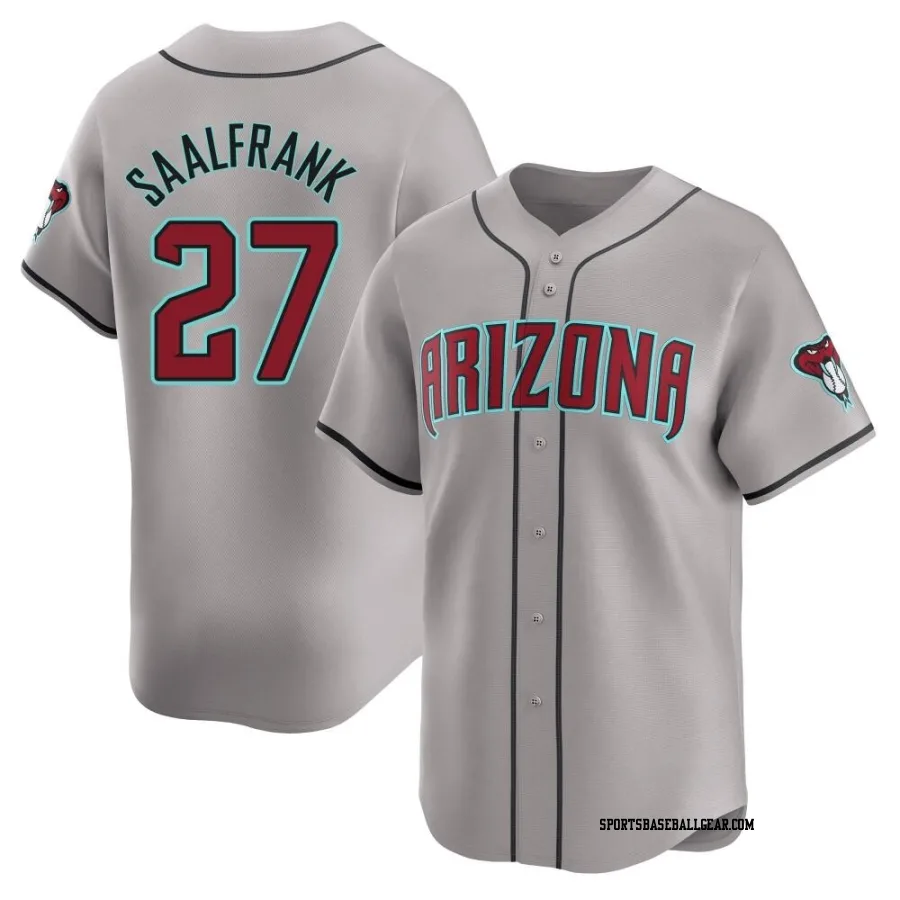 Andrew Saalfrank Men's Arizona Diamondbacks Gray Limited Away Jersey