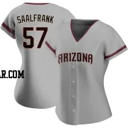 Andrew Saalfrank Women's Arizona Diamondbacks Gray Authentic Road Jersey