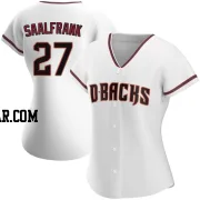 Andrew Saalfrank Women's Arizona Diamondbacks White Authentic Home Jersey