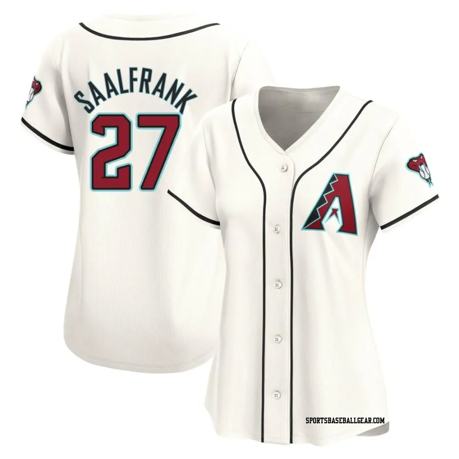 Andrew Saalfrank Women's Arizona Diamondbacks White Limited Home Jersey