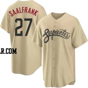 Andrew Saalfrank Youth Arizona Diamondbacks Gold Replica 2021 City Connect Cool Base Jersey