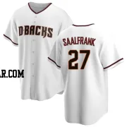 Andrew Saalfrank Youth Arizona Diamondbacks White Replica Home Jersey