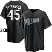 Andrew Stevenson Men's Minnesota Twins Black/White Replica Jersey