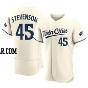 Andrew Stevenson Men's Minnesota Twins Cream Authentic Alternate 2023 Jersey