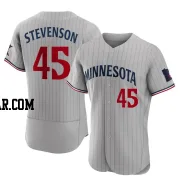 Andrew Stevenson Men's Minnesota Twins Gray Authentic Road Jersey