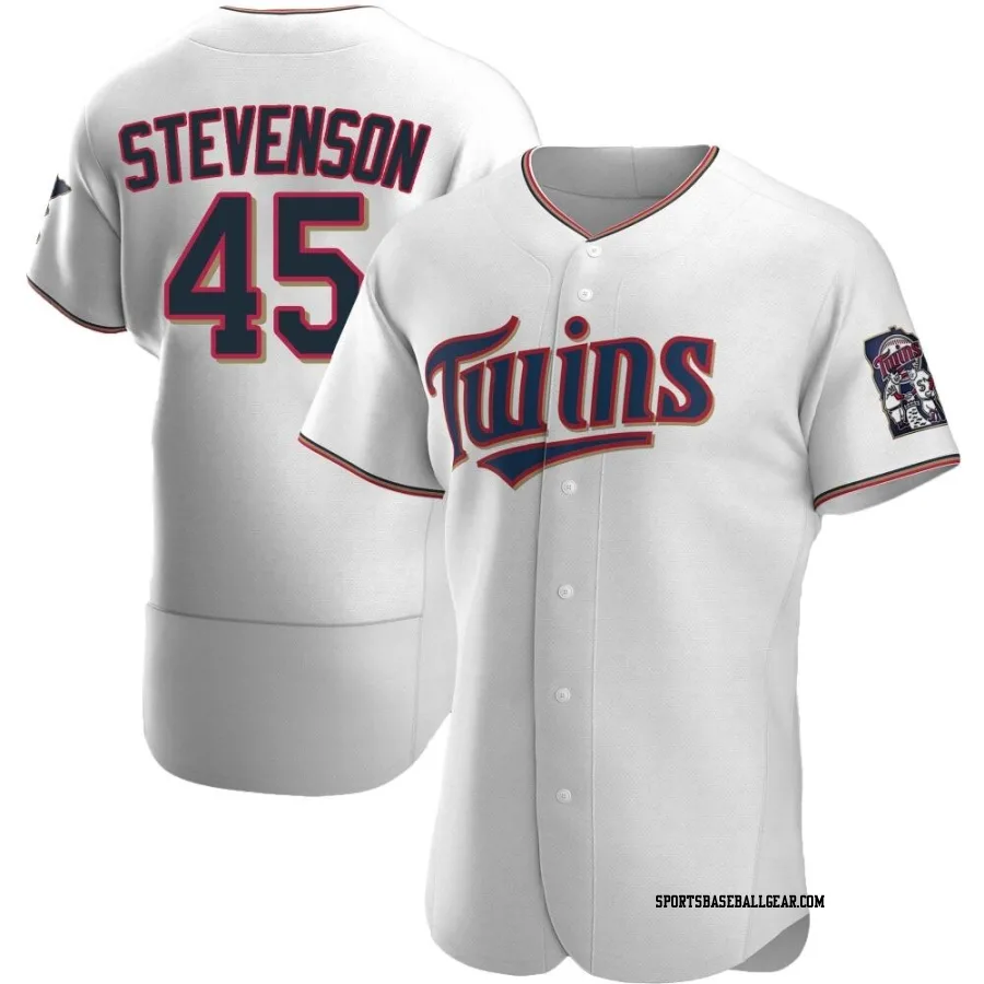 Andrew Stevenson Men's Minnesota Twins White Authentic Home Jersey