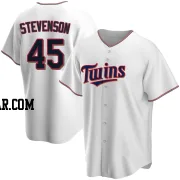 Andrew Stevenson Men's Minnesota Twins White Replica Home Jersey