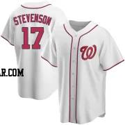 Andrew Stevenson Men's Washington Nationals White Replica Home Jersey