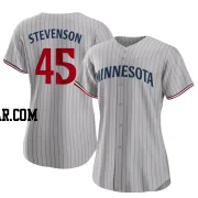 Andrew Stevenson Women's Minnesota Twins Gray Authentic Road Jersey