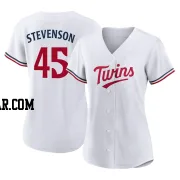 Andrew Stevenson Women's Minnesota Twins White Authentic Home Jersey