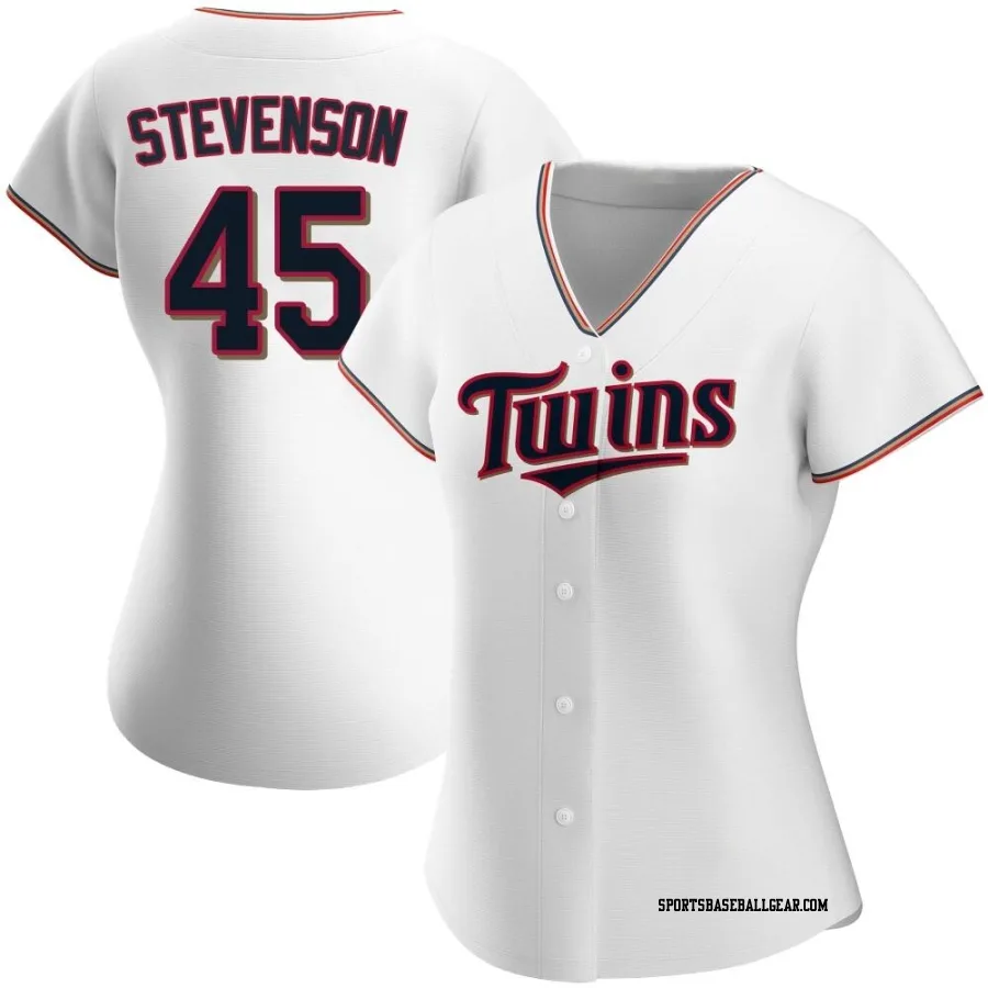 Andrew Stevenson Women's Minnesota Twins White Authentic Home Jersey