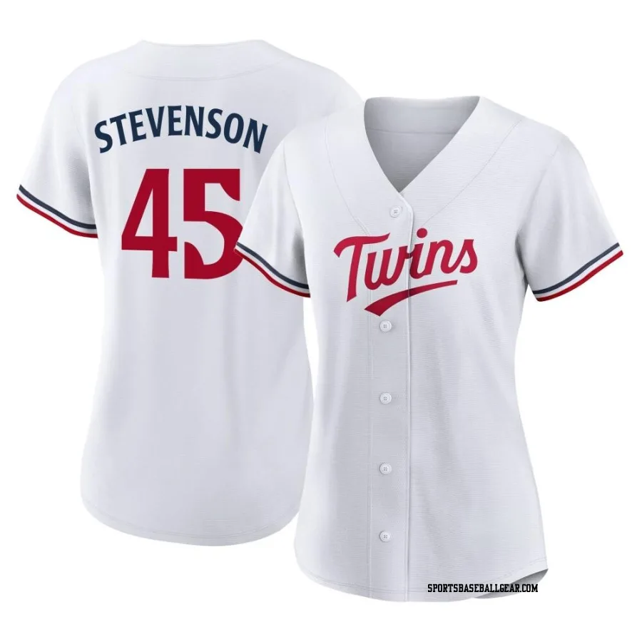 Andrew Stevenson Women's Minnesota Twins White Authentic Home Jersey