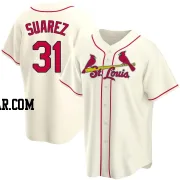 Andrew Suarez Men's St. Louis Cardinals Cream Replica Alternate Jersey