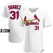 Andrew Suarez Men's St. Louis Cardinals White Authentic Home Jersey