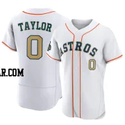 Andrew Taylor Men's Houston Astros Gold Authentic White 2023 Collection Jersey