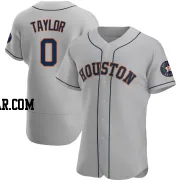 Andrew Taylor Men's Houston Astros Gray Authentic Road Jersey