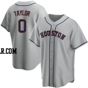 Andrew Taylor Men's Houston Astros Gray Replica Road Jersey