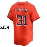 Andrew Taylor Men's Houston Astros Orange Limited Alternate Jersey