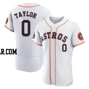 Andrew Taylor Men's Houston Astros White Authentic 2022 World Series Champions Home Jersey