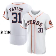 Andrew Taylor Men's Houston Astros White Authentic 2022 World Series Champions Home Jersey