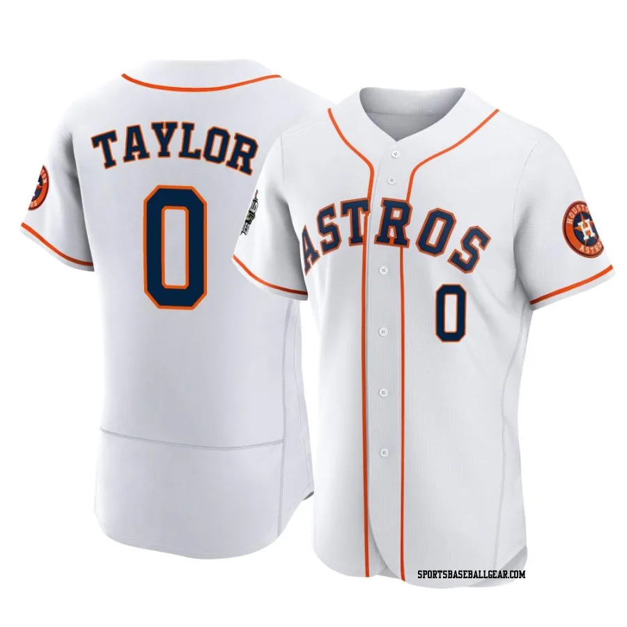 Andrew Taylor Men's Houston Astros White Authentic 2022 World Series Home Jersey