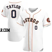 Andrew Taylor Men's Houston Astros White Authentic Home Jersey