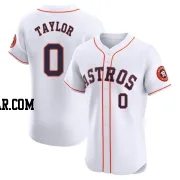 Andrew Taylor Men's Houston Astros White Elite Home Jersey